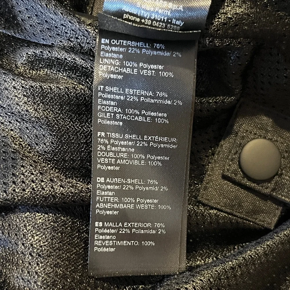 Alpinestars Isla Water Repellant Black Motorcycle Riding Jacket - Picture 16 of 16